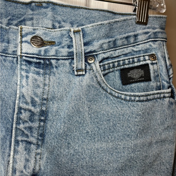 Harley-Davidson - Womens Blue Jeans in Size 10 - Picture 4 of 10